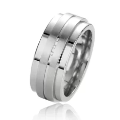 Alliance Argent Diamant Large De 9 Mm Debora - 08039