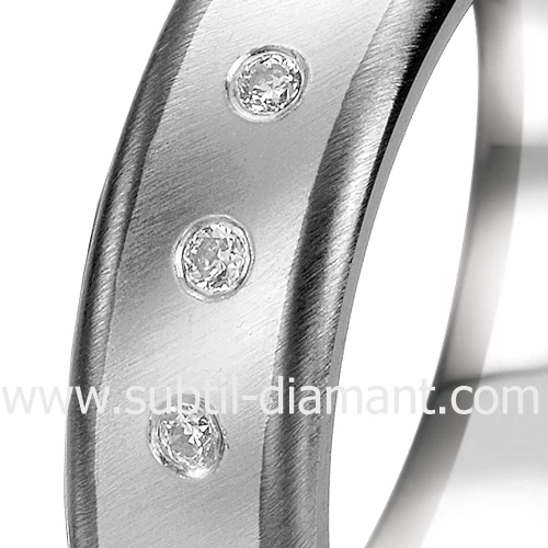 Alliance B. & White 6 Mm 6 Mm Or Et Ruthenium Diamant - Celestis -06315 3 Alliance B. & White 6 Mm 6 Mm Or Et Ruthenium Diamant - Celestis -06315 – Image 3