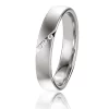 Alliance Basic Light II 4 Mm 4 Mm Or Blanc Diamant - Kyana -04227