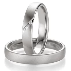 Alliance Basic Light II 4 Mm 4 Mm Or Blanc Diamant - Kyana -04227 -Hamilton Magasin ori alliance basic light ii 4 mm 4 mm or blanc diamant kyana 04227 14373 21420