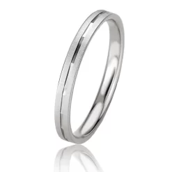 Alliance Basic Light Slim 2.5 Mm 2.5 Mm Platine 950 Oriane-04322PT