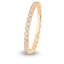 Alliance Diamant Demi Tour ELDA FOREVER Or Rose - 0.16 Ct - Darjeeling - 1702.0016R