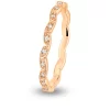 Alliance Diamant Demi Tour HITA FOREVER Or Rose - 0.06 Ct - Elise - 1708.006R