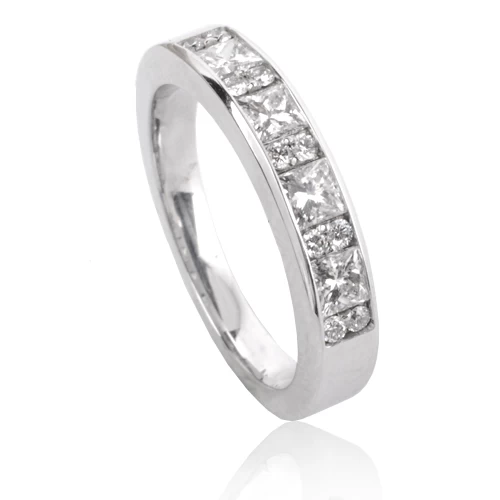 Alliance Diamants 0.56 Ct En Or Blanc - - Romane 4 Alliance Diamants 0.56 Ct En Or Blanc - - Romane – Image 4