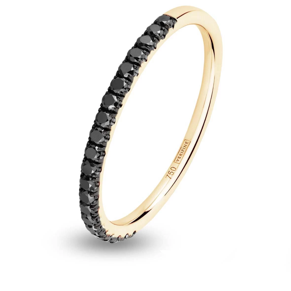 Alliance Diamants Verifine Or Jaune 0.25 Ct Diamant Noir Asako - RH05 1 Alliance Diamants Verifine Or Jaune 0.25 Ct Diamant Noir Asako - RH05