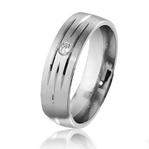 Alliance Inspiration 6 Mm 6 Mm Or Blanc Diamant Oxana - 04137 1 Alliance Inspiration 6 Mm 6 Mm Or Blanc Diamant Oxana - 04137