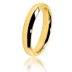 Alliance Jonc Parisien En Or Jaune Large De 5 Mm Fiona-HAJP5J
