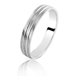 Alliance Lin En Or Blanc 4 Mm - Armonie - LIN-B3.5