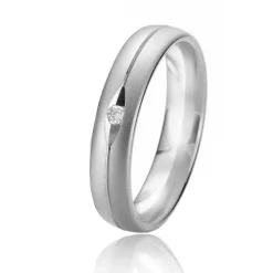 Alliance Rainbow 4.5 Mm 4.5 Mm Platine 950 Diamant - Nastasia - 06231PT