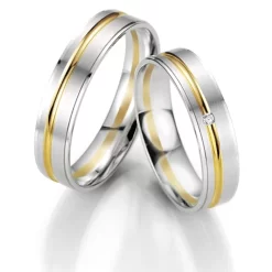 Alliance SMARTLINE 5 Mm 2 Ors Diamant Asya - 07067 -Hamilton Magasin ori alliance smartline 5 mm 2 ors diamant asya 07067 7387 9569