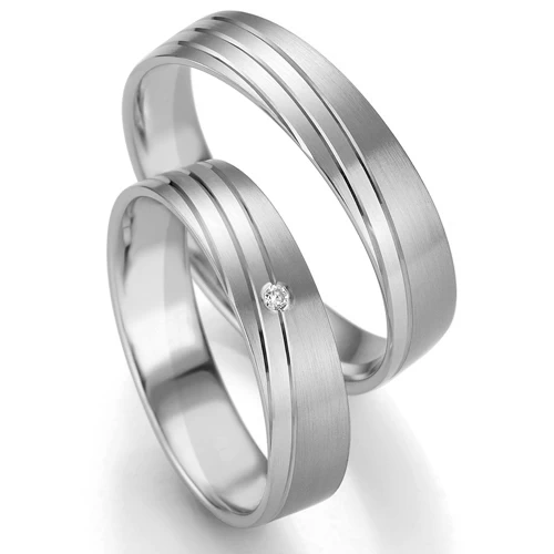 Alliance SMARTLINE 5 Mm Platine 950 Diamant Océana - 07111PT 2 Alliance SMARTLINE 5 Mm Platine 950 Diamant Océana - 07111PT – Image 2