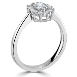 Domino Bague De Fiançailles Accompagnée - Diamant Crée En Laboratoire 0.50 Ct Marjorie - RC79-DS -Hamilton Magasin ori bague de fiancailles accompagnee diamant cree en laboratoire 0 50 ct marjorie rc79 ds 38487 52832