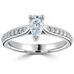 Domino Bague De Fiançailles Accompagnée Hinarava 0.30 Ct - R1-2363