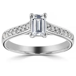 Domino Bague De Fiançailles Accompagnée Orléanne 0.30 Ct - R1-2287