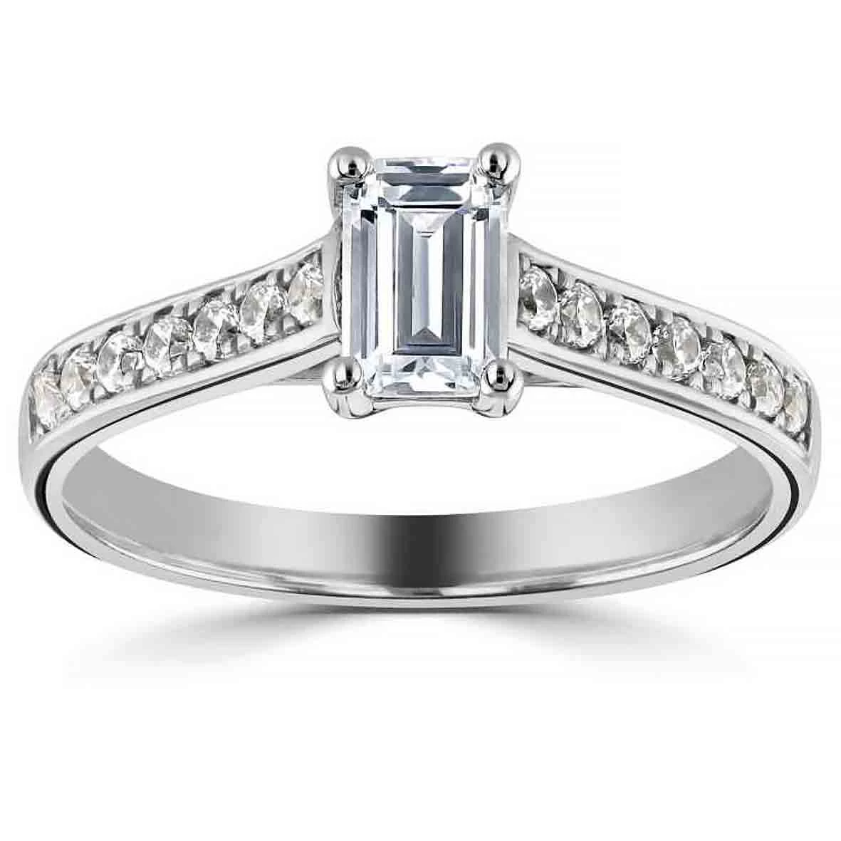 Domino Bague De Fiançailles Accompagnée Orléanne 0.30 Ct - R1-2287 1 Domino Bague De Fiançailles Accompagnée Orléanne 0.30 Ct - R1-2287