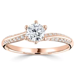 Domino Bague De Fiançailles Accompagnées Luna 0.30 Ct - R1-1273