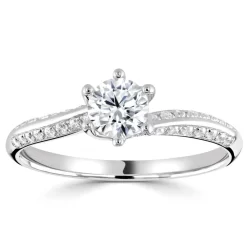 Domino Bague De Fiançailles Accompagnées Luna 0.30 Ct - R1-1273 -Hamilton Magasin ori bague de fiancailles accompagnees luna 0 30 ct r1 1273 37349 49511