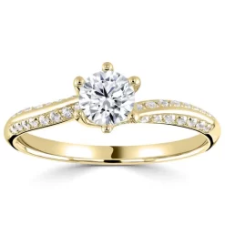 Domino Bague De Fiançailles Accompagnées Luna 0.30 Ct - R1-1273 -Hamilton Magasin ori bague de fiancailles accompagnees luna 0 30 ct r1 1273 37349 49512