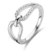 Bague En Argent Sertie De Zirconium Naiomy Silver Silver - Femme - Elena - N2D51