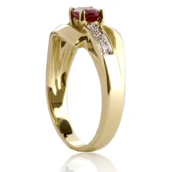 Hamilton Magasin -Hamilton Magasin ori bague rubis diamant or 18 ct 750 1000 charlotte 12800 ru 11785 19464