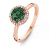Bague Tourmaline Verte One More - Etna 0.1 Ct - Etna 050505QA