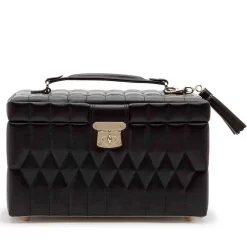 Boîte à Bijoux De Voyage Wolf 1834 - Caroline Medium Jewelry Case - Noir - 329771