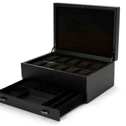 Boîte Montre Wolf 1834 - British Racing 10 Pcs Watch Box With Storage - 792802