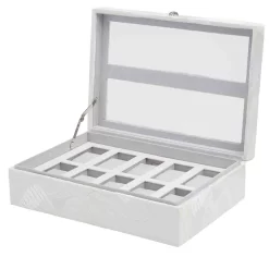 Boite Montre Wolf 1834 - Memento Mori 10-Piece Watch Box- BLANC - 493501