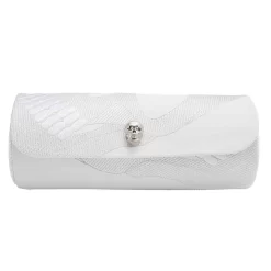 Boite Montre Wolf 1834 - Memento Mori Triple Watch Roll - Blanc - 493401