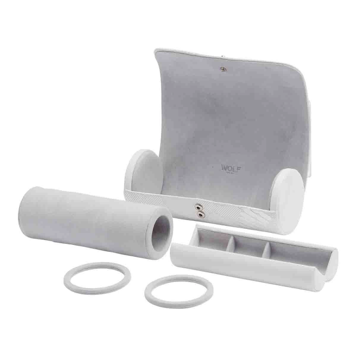 Boite Montre Wolf 1834 - Memento Mori Triple Watch Roll - Blanc - 493401 3 Boite Montre Wolf 1834 - Memento Mori Triple Watch Roll - Blanc - 493401 – Image 3