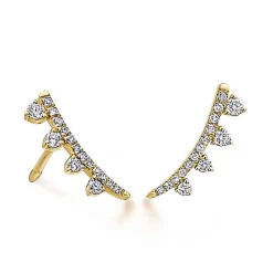 Boucles D'Oreilles Diamants 0.18 Ct - Lecarré - Venus - GB121OA