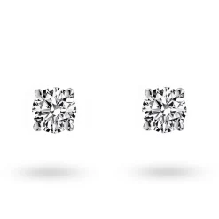 Boucles D'oreilles Diamants Serite 4 Griffes Système Alpa 0.15 Ct Et Or 18 Ct - 750/1000 Orianna - E1884FMPWAY02