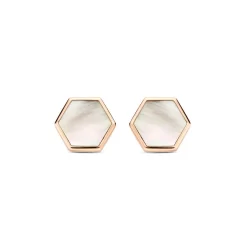 Boucles D'oreilles Or Et Nacre One More - Eolo 065299N