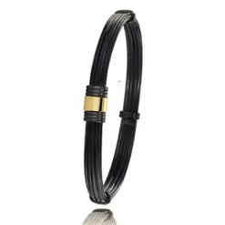 Bracelet Albanu éléphant Fermoi Or Jaune Et PVD En Poils D'éléphant Or PVD 0.45g - 6 Mm Marguerite - 614NELORjaune