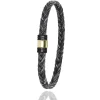 Bracelet Crin De Cheval Fermoir Acier PVD Et Or En Crin De Cheval PVD Et Or 0.42g Kahaia -614NCHGFORjaune