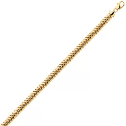 Bracelet En Or 9 Carats Maille Anglaise 3.5 Mm - 3.45g Rhéa - 610022.3-B