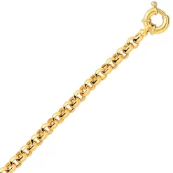 Bracelet En Or Maille Jaseron 6mm - 14g Loana - 2365