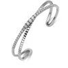 Bracelet Jonc Diamants 1.34 Ct G-VS En Or Blanc - Cordélia - 061504A