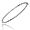 Bracelet Jonc Ouvrant Or Blanc En Or Blanc 3.3g Large De 3 Mm Halia - 641009