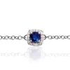 Bracelet One More Saphir Bleu Et Diamants 0.11 Ct - Salina -047571SA