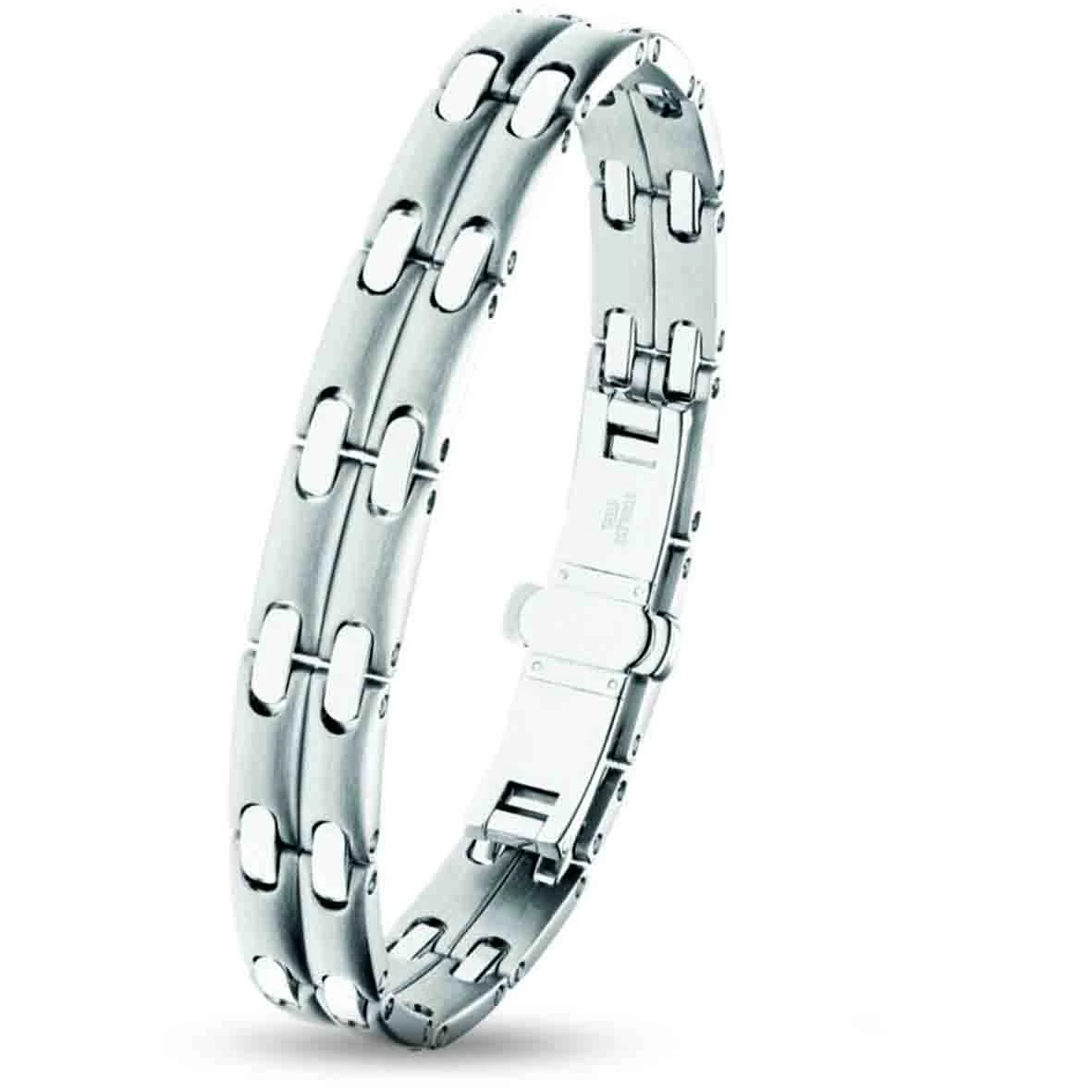 Bracelet Pequignet Acier 2 Rangs 10 Mm - 0580003 1 Bracelet Pequignet Acier 2 Rangs 10 Mm - 0580003