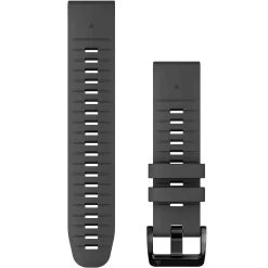 Bracelet QuickFit, 22mm, Silicone, Graphite - Garmin - 010-13280-09