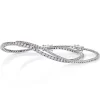 Bracelet Tennis Diamants 0.50 Ct Diamant Blanc G-VS En Or Blanc - - BR1596B-FR