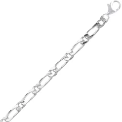 Chaine Argent Maille Alternée 15.35g - 4 Mm - Magalie - 301266C