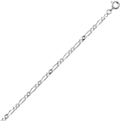 Chaine Argent Maille Alternée 5.7g - 2.5 Mm - Espoir - 301270C