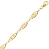 Chaine En Or Fantaisie Motif Filigranes 10.45g Jeanne - 996
