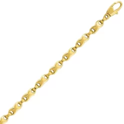 Chaine En Or Jaune Fantaisie 4mm 14.8g Armonie - 7324