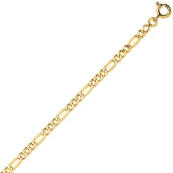 Chaine En Or Maille Alternée Ultra-plate 2,5mm 4.35g Anastasia - 522.25