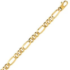 Chaine En Or Maille Alternée Ultra-plate 6mm 26.44g Laura - 522.6