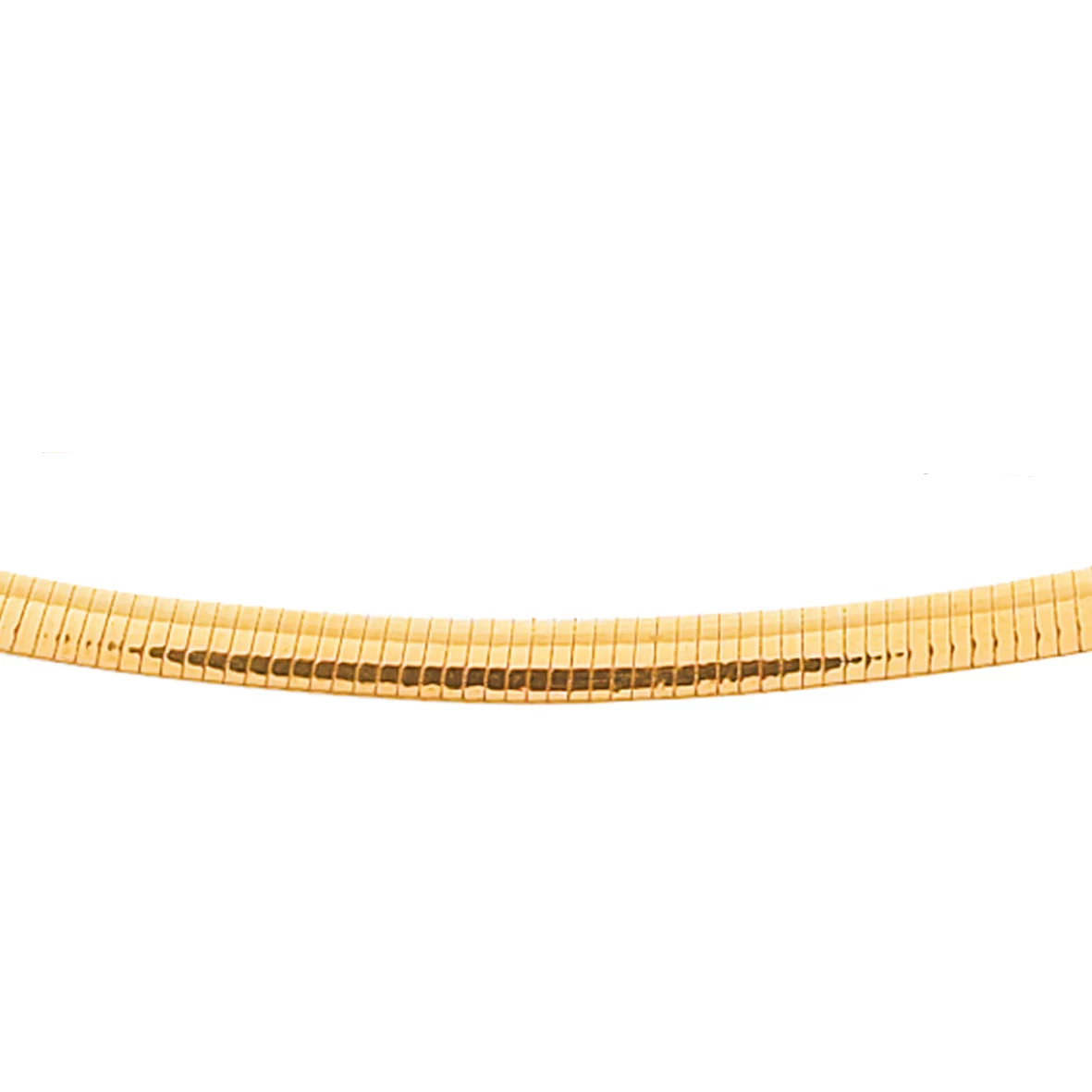 Chaine En Or Maille Oméga 4 Mm Irina - 2263.5 1 Chaine En Or Maille Oméga 4 Mm Irina - 2263.5